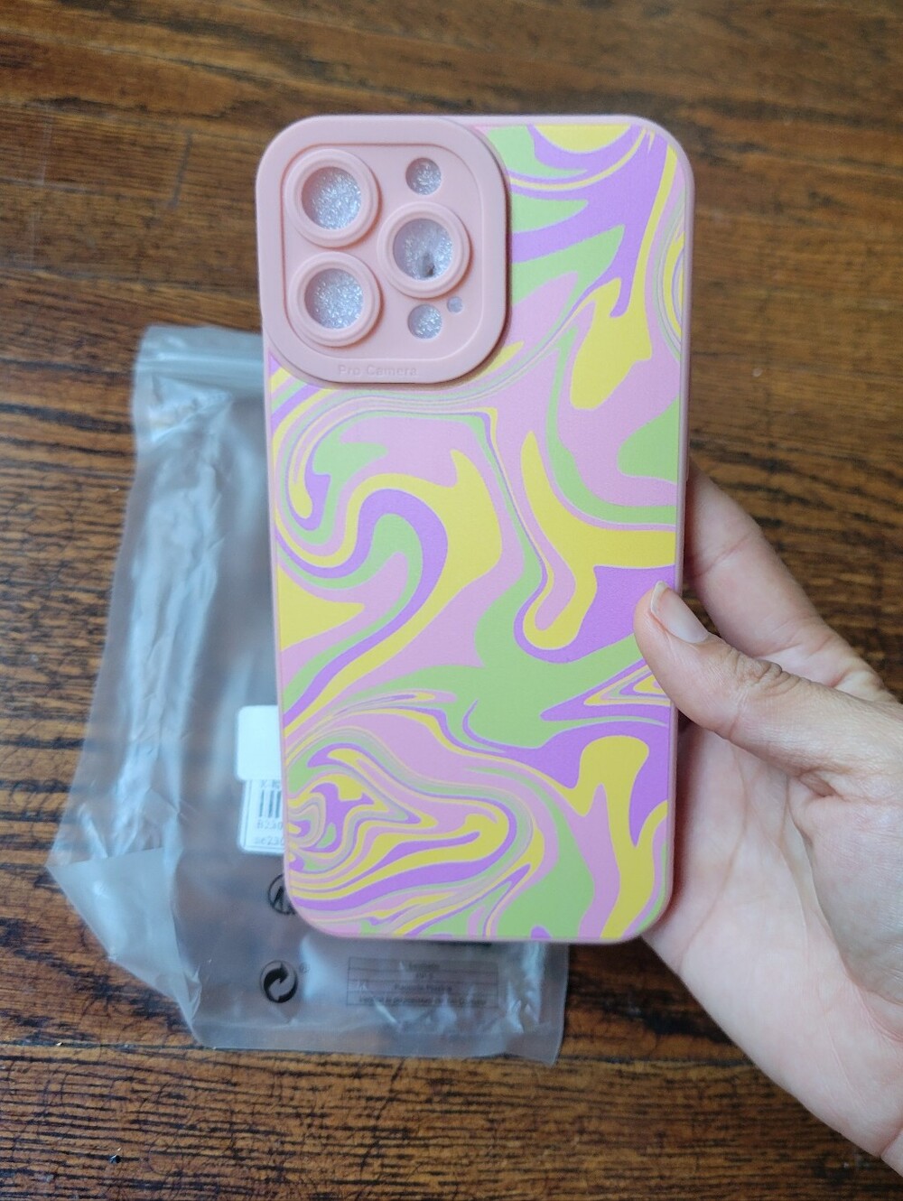 Shein Patterned Multicolor Back Case for Apple iPhone 13 pro Max Multi-Camera